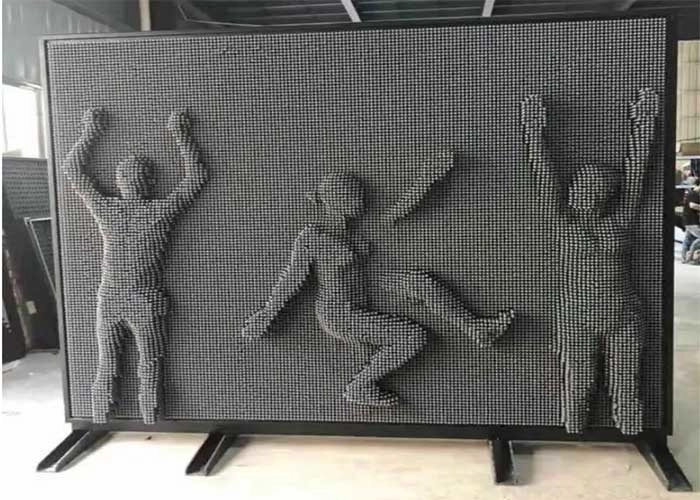 3d Trick Art Pin Wall Giant Screen For Playground Amusement Playing ...