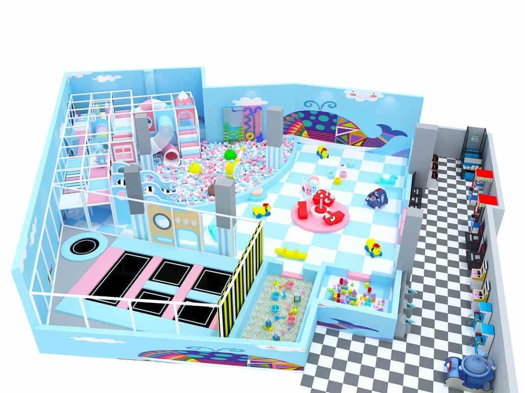 Mysterious Space Theme Indoor Playground Indoor Play Zone Equipment