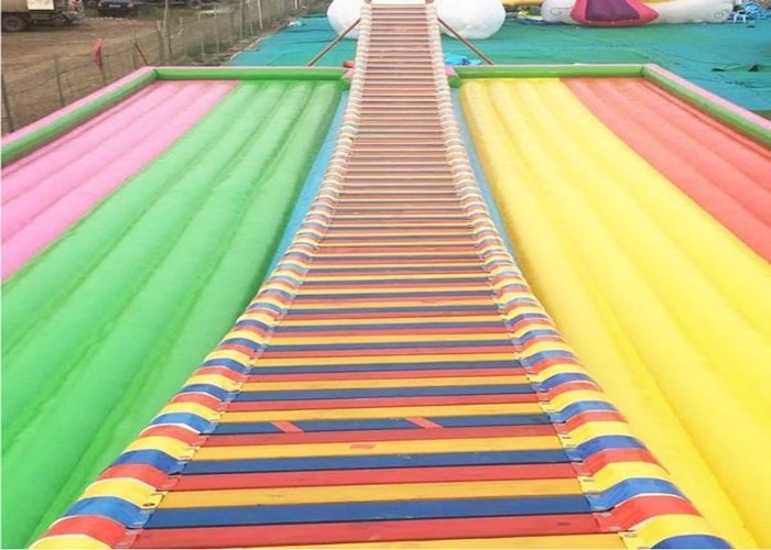 Swinging Wobbly Shaking Rope Net Bridge Amusement Playground