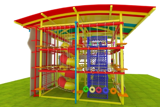 Children Indoor Ropes Course Adventure Expansion Equipment Park