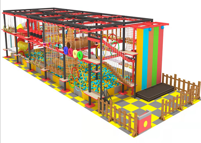 Interesting Adventure High Ropes Course Indoor Park Children